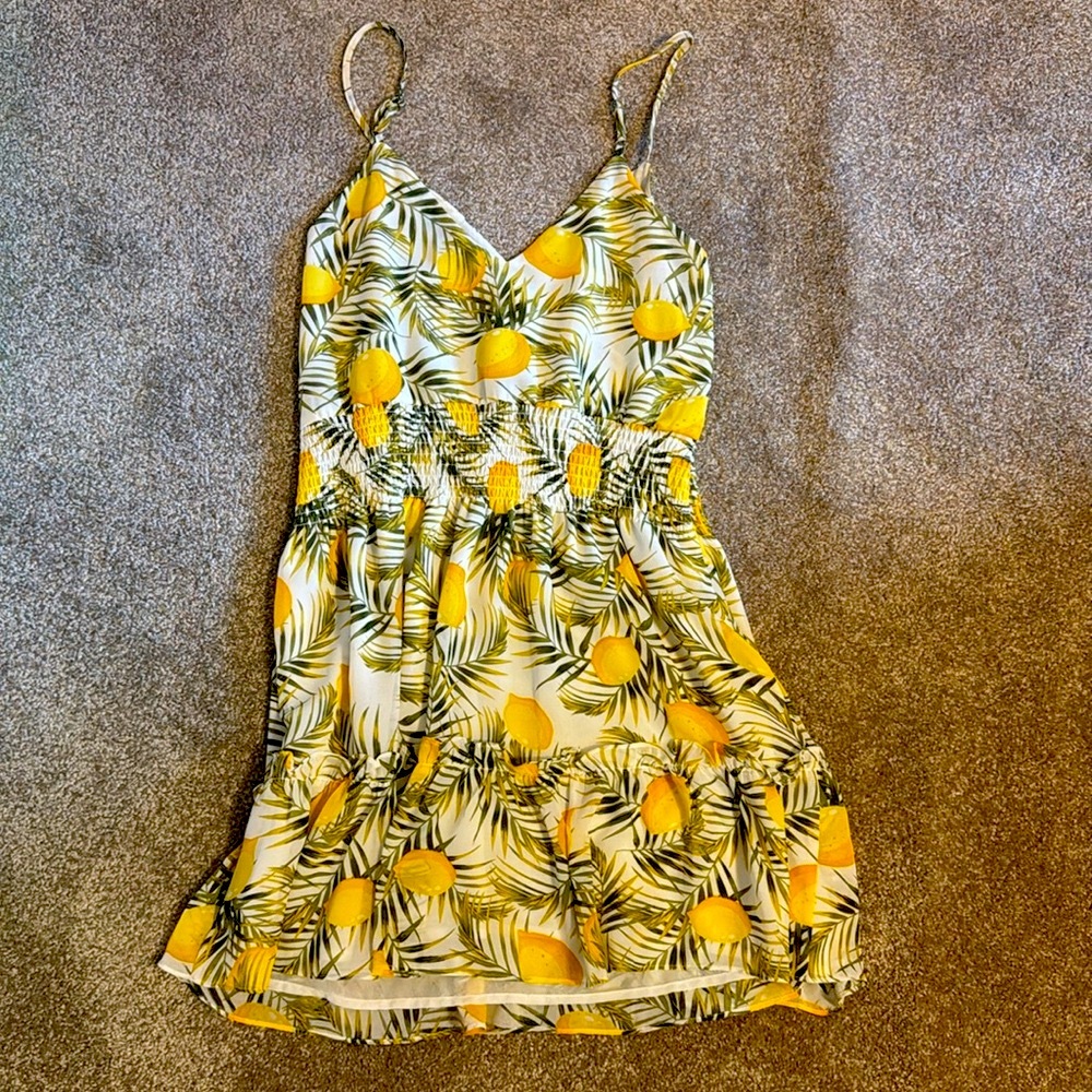 LUSH Lemon Print Dress! 🍋